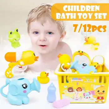 7/12pcs Bath Toys Animals Swimming Water Toys Mini Colorful Soft Floating Rubber Duck Squeeze Sound Funny Gift For Baby Kids
7/12pcs Bath Toys Animals Swimming Water Toys Mini Colorful Soft Floating Rubber Duck Squeeze Sound Funny Gift For Baby Kids