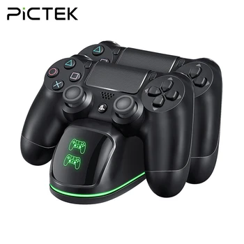 PICTEK PC197 PS4 Controller Charger Dual USB Fast Charging Dock with LED Indicator for PS4/PS4 Pro/PS4 Slim Controller Holder
PICTEK PC197 PS4 Controller Charger Dual USB Fast Charging Dock with LED Indicator for PS4/PS4 Pro/PS4 Slim Controller Holder