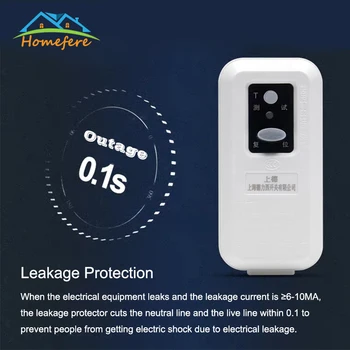 10A 16A Plug Earth Leakage Protection Plug Safety RCD Socket Adaptor Home Circuit Breaker Plug
10A 16A Plug Earth Leakage Protection Plug Safety RCD Socket Adaptor Home Circuit Breaker Plug