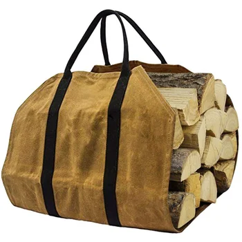 Firewood Carrier Log Wood Carrying Bag Holder Large Capacity for Fireplace Canvas @LS
Firewood Carrier Log Wood Carrying Bag Holder Large Capacity for Fireplace Canvas @LS