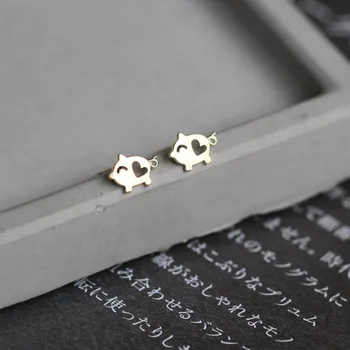 CMajor 9K Solid Gold Earring Personality Temperament Sweet Cute Chubby Pig Minimal Simple Stud Earrings Gift for WomenKids
CMajor 9K Solid Gold Earring Personality Temperament Sweet Cute Chubby Pig Minimal Simple Stud Earrings Gift for WomenKids