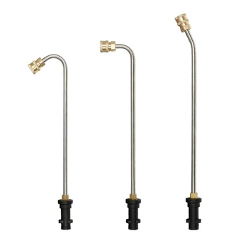Gutter Cleaner Attachment for High Pressure Washer Gutter Cleaner Rod Angled Lance 1/4 inch Quick Connect 90 degree Curved Rod
Gutter Cleaner Attachment for High Pressure Washer Gutter Cleaner Rod Angled Lance 1/4 inch Quick Connect 90 degree Curved Rod