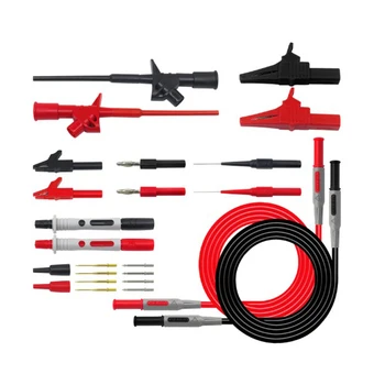 GTBL P1600C Test Leads For Multimeter Test Lead Kit Automotive Test Probe Multimeter Probe Piercing Test Hook Alligator Clip
GTBL P1600C Test Leads For Multimeter Test Lead Kit Automotive Test Probe Multimeter Probe Piercing Test Hook Alligator Clip