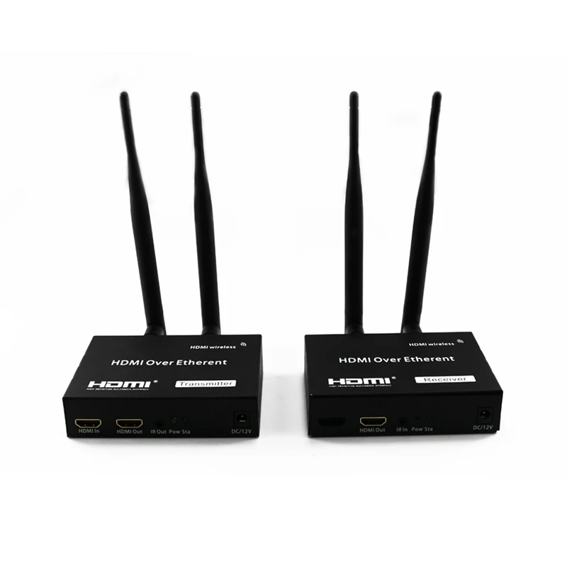 Wireless HDMI Extender 200M 1080P 60HZ 2.4G/5G Wireless HDMI Transmitter Receiver TCP/IP for PS4 PC Laptop HDTV(EU Plug)
Wireless HDMI Extender 200M 1080P 60HZ 2.4G/5G Wireless HDMI Transmitter Receiver TCP/IP for PS4 PC Laptop HDTV(EU Plug)