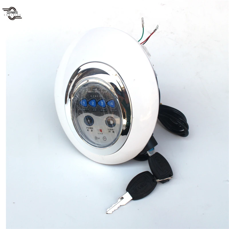 Small Dolphin Mini Electric Car Instrument 24v Scooter Electricity Meter Handlebar Headlamp with Key Capable Person Accessories
Small Dolphin Mini Electric Car Instrument 24v Scooter Electricity Meter Handlebar Headlamp with Key Capable Person Accessories