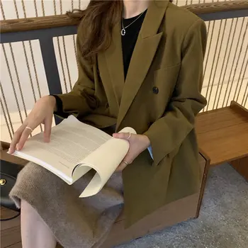 Heydress Loose Coat All Match Office Lady Autumn Chic Vintage Double-Breasted Vintage Elegant Feminine Women High Street Blazers
Heydress Loose Coat All Match Office Lady Autumn Chic Vintage Double-Breasted Vintage Elegant Feminine Women High Street Blazers