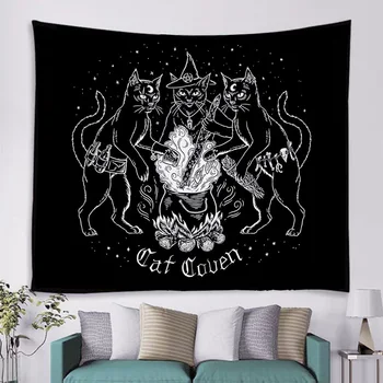 Black Cat Queen Goddess Pattern Decor Tapestry Wall Hanging Witchcraft Hippie Tapestry Wall Carpets Psychedelic Tapestry Blanket
Black Cat Queen Goddess Pattern Decor Tapestry Wall Hanging Witchcraft Hippie Tapestry Wall Carpets Psychedelic Tapestry Blanket