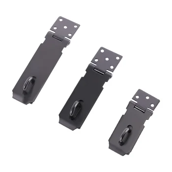 3/4/5Inch Stainless Steel Padlock Clasp Gate Black Hasp Staple With Screws Door Lock Shed Cabinet Household Anti-theft Hardware
3/4/5Inch Stainless Steel Padlock Clasp Gate Black Hasp Staple With Screws Door Lock Shed Cabinet Household Anti-theft Hardware