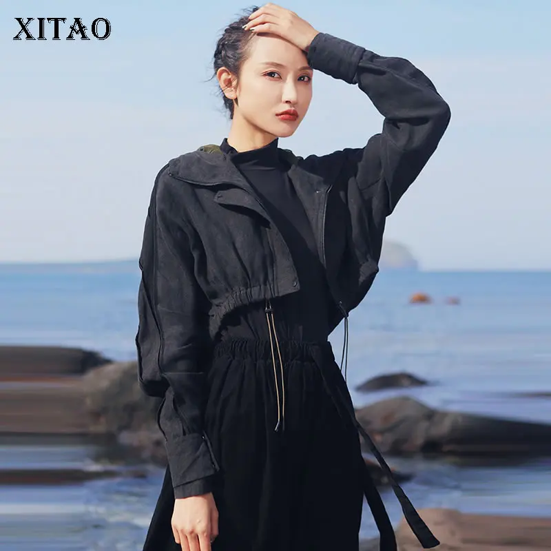XITAO Personality Patchwork Pleated Jacket Women Clothes 2019 Fashion Vintage Hit Color Drawstring Short Coat Top Autumn WQR1960
XITAO Personality Patchwork Pleated Jacket Women Clothes 2019 Fashion Vintage Hit Color Drawstring Short Coat Top Autumn WQR1960
