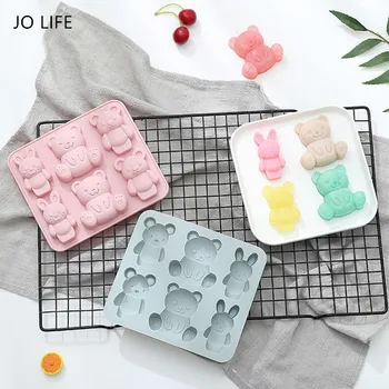 JO LIFE Cartoon Bear Bunny Animal Cookie Silicone Mold Cake Decoration Tool Fondant Candy Chocolate Mould Biscuit Bakeware
JO LIFE Cartoon Bear Bunny Animal Cookie Silicone Mold Cake Decoration Tool Fondant Candy Chocolate Mould Biscuit Bakeware