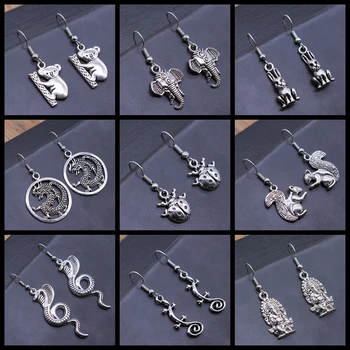 Animal Earring For Girl Women Lady Vintage Elephant Ladybug Snake Dragon Rabbit Squirrel Koala Earring Gift Dangle Earring
Animal Earring For Girl Women Lady Vintage Elephant Ladybug Snake Dragon Rabbit Squirrel Koala Earring Gift Dangle Earring