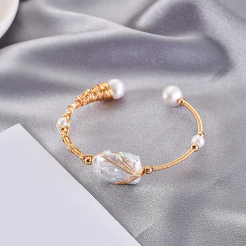 New Pearl Open Cuff Bracelet Vintage Weave Korea Style Summer Party Club Bracelet For Women High Quality Chic Gift For Lady
New Pearl Open Cuff Bracelet Vintage Weave Korea Style Summer Party Club Bracelet For Women High Quality Chic Gift For Lady