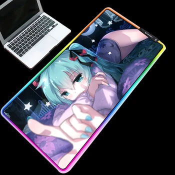 Yuzuoan Custom LOGO Large Game Mouse Pad Hatsune RGB Control Keyboard Computer Pad LED Color Lighting XXL Thickening Desk Pad
Yuzuoan Custom LOGO Large Game Mouse Pad Hatsune RGB Control Keyboard Computer Pad LED Color Lighting XXL Thickening Desk Pad
