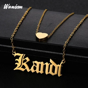 Custom Name Multi-layer Necklace Choker Heart for Women Charming Personalized Nameplate Necklace Pendant Stainless Steel Jewelry
Custom Name Multi-layer Necklace Choker Heart for Women Charming Personalized Nameplate Necklace Pendant Stainless Steel Jewelry