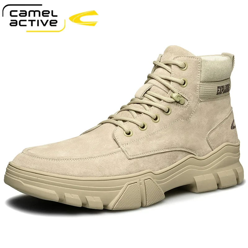 Мужские уличные ботинки Camel Active, натуральная кожа, Нескользящие, резина, повседневная обувь для инструментов
Мужские уличные ботинки Camel Active, натуральная кожа, Нескользящие, резина, повседневная обувь для инструментов