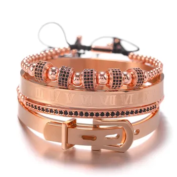 4pcs/set multi color copper roller beads bangle double row crescent rhombic paved black crystal cz zircon luxury bracelet woman
4pcs/set multi color copper roller beads bangle double row crescent rhombic paved black crystal cz zircon luxury bracelet woman