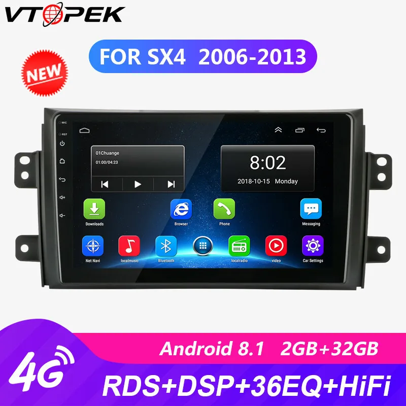 9" RDS DSP 4G Wifi Android Car Radio 2 Din Touch Screen GPS Player for Suzuki SX4 2006 2007 2008 2009 2010 2011 2012 2013
9" RDS DSP 4G Wifi Android Car Radio 2 Din Touch Screen GPS Player for Suzuki SX4 2006 2007 2008 2009 2010 2011 2012 2013