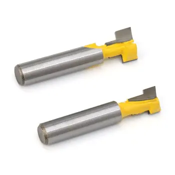 2PCS Set 8mm Shank T-Slot Keyhole Router Bits Woodworking Cutter Wood Milling Cutter Router Bits with High Toughness
2PCS Set 8mm Shank T-Slot Keyhole Router Bits Woodworking Cutter Wood Milling Cutter Router Bits with High Toughness