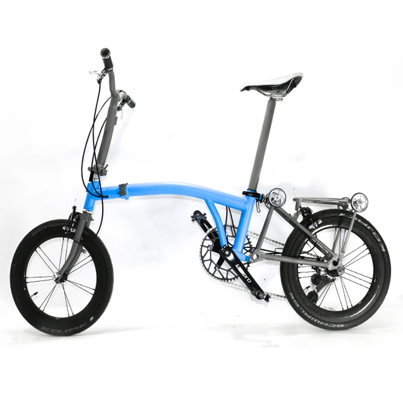 Titanium Alloy Folding Bike Two-Color 16inch Inside 5 Speed | Спорт и развлечения