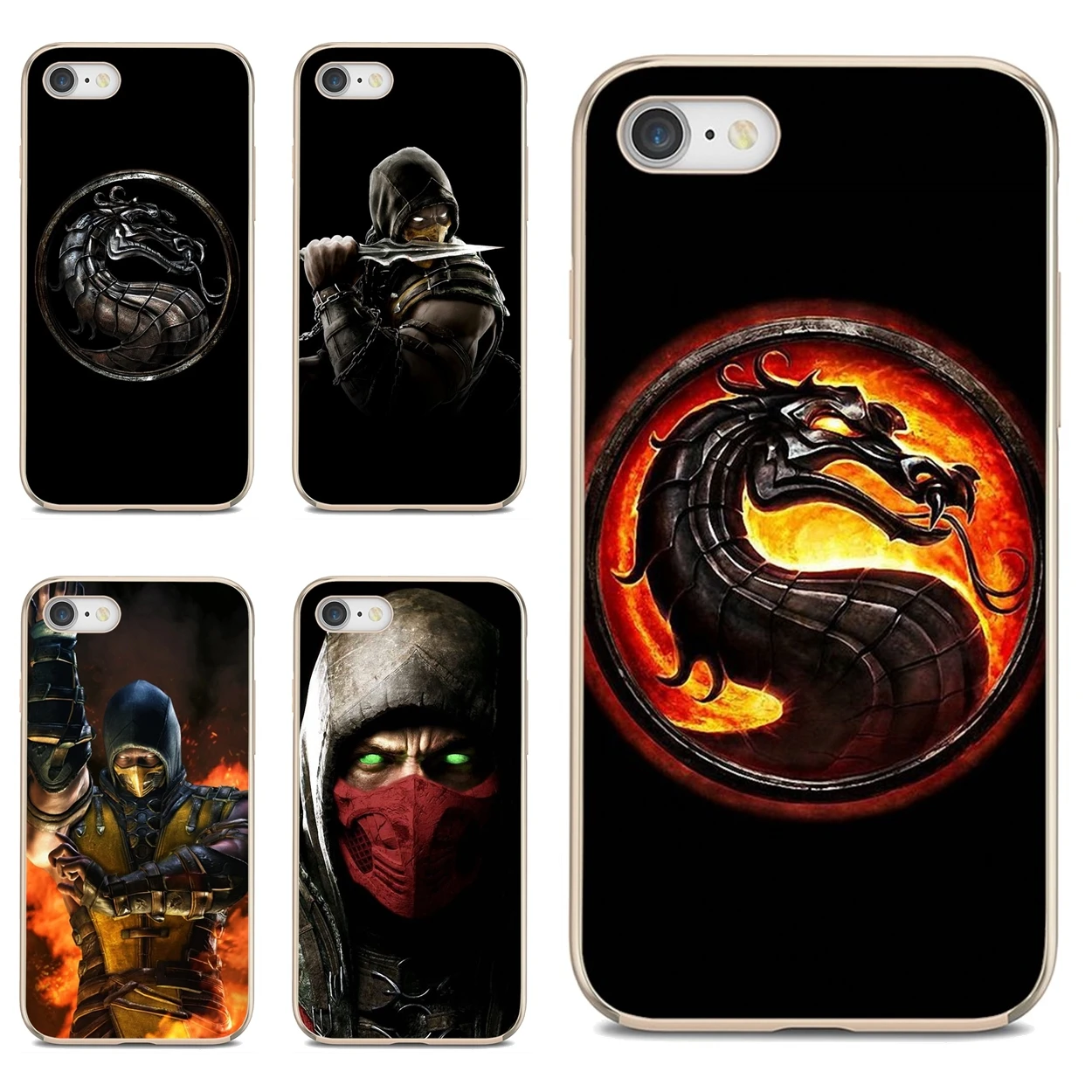 Soft Shell Cover For Xiaomi poco X3 nfc F2 Pro M3 Mi 5X 6X Max Mix 1 2 2S 3 Mi5 Mi6 Mi3 Mi4 Scorpion-in-Mortal-Kombat-X-Mask | Мобильные