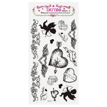 2 SheetTemporary Tattoo “Cupid's Arrow with English Letters” Fake Tatoo Sticker Body Art Waterproof Tattoo Sticker Accessories
2 SheetTemporary Tattoo “Cupid's Arrow with English Letters” Fake Tatoo Sticker Body Art Waterproof Tattoo Sticker Accessories