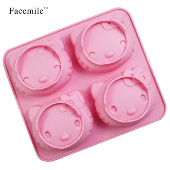 Silica Gel Exquisite Cartoon Hello Kitty Model 4 Even 2 Species Expression Cake Pudding Kt Mould
Silica Gel Exquisite Cartoon Hello Kitty Model 4 Even 2 Species Expression Cake Pudding Kt Mould