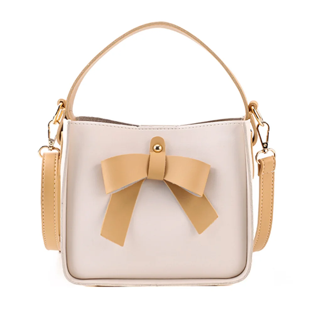 Woman Handbags with Bow Quality Leather Female Shoulder Bags Large Casual Top-handle Bags Ladies' Crossbody Messenger Tote Bag
Woman Handbags with Bow Quality Leather Female Shoulder Bags Large Casual Top-handle Bags Ladies' Crossbody Messenger Tote Bag