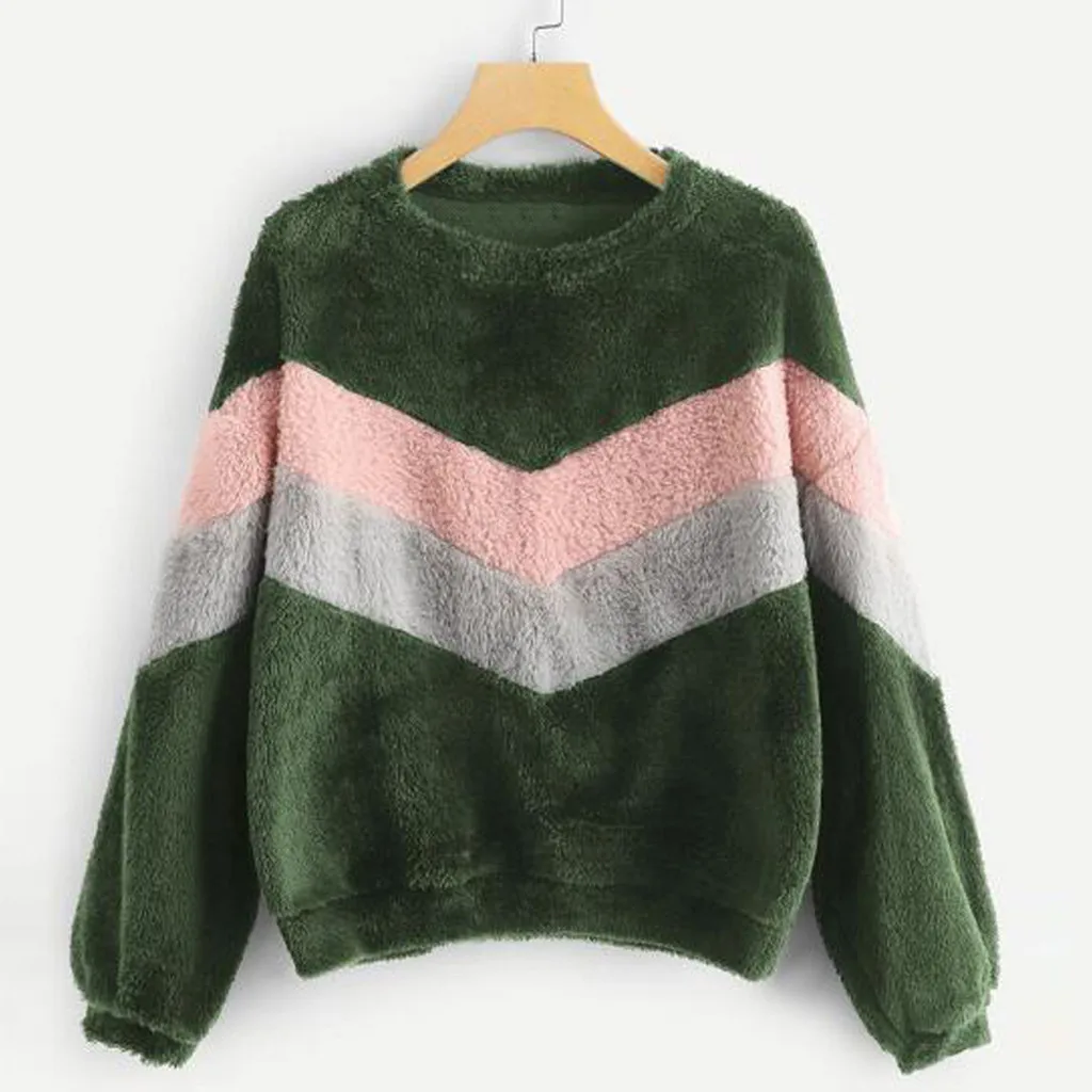 Autumn Fleece Crop Teddy O-Neck Sweatshirt Women Casual Long Sleeve Solid Soft Fluffy Pullovers Sweatshirt Pajama Sudaderas@50
Autumn Fleece Crop Teddy O-Neck Sweatshirt Women Casual Long Sleeve Solid Soft Fluffy Pullovers Sweatshirt Pajama Sudaderas@50