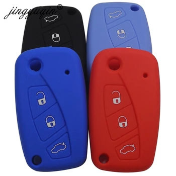 jingyuqin 50pcs 3 Button Silicone Car Key Case For FIAT Panda Stilo Punto Doblo Grande Bravo 500 Ducato Minibus Flip Key Cover
jingyuqin 50pcs 3 Button Silicone Car Key Case For FIAT Panda Stilo Punto Doblo Grande Bravo 500 Ducato Minibus Flip Key Cover