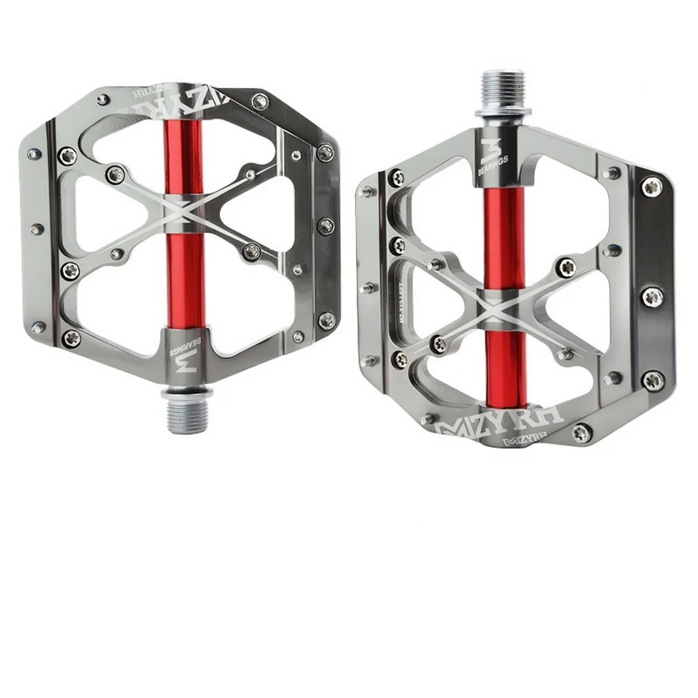 3 Bearings Mountain Bicycle Pedals Flat Alloy Carbon Fiber 9/16" Non-Slip Wear-Resistant Platform Pedal For Bike Components Part 
3 Bearings Mountain Bicycle Pedals Flat Alloy Carbon Fiber 9/16" Non-Slip Wear-Resistant Platform Pedal For Bike Components Part