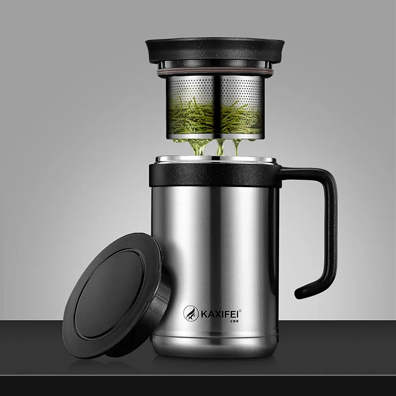 Curge 316 Stainless Steel Business Vacuum 500ml Thermos Insulation Cup with Handle Gift Office Water Cup Custom
Curge 316 Stainless Steel Business Vacuum 500ml Thermos Insulation Cup with Handle Gift Office Water Cup Custom