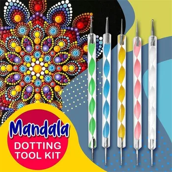 Mandala Dotting Tools Kits Painting Tools Kits Brushes Paint Tray Paint Brushes Rock Painting
Mandala Dotting Tools Kits Painting Tools Kits Brushes Paint Tray Paint Brushes Rock Painting