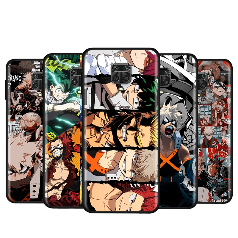 Чехол для телефона Xiaomi Redmi Note 4 4X 5A 5 6 7 8T 8 9T 9S 9 10 10S Prime Pro Max Katsuki Bakugo My Hero академия