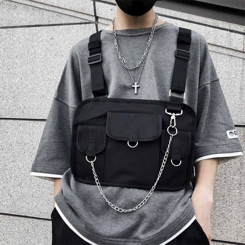 Tide Brand Tooling Casual Chest Bag Tooling Backpack Japanese Street Function Tactical Chest Bag Men And Women Multi-Function Bu
Tide Brand Tooling Casual Chest Bag Tooling Backpack Japanese Street Function Tactical Chest Bag Men And Women Multi-Function Bu
