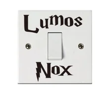 Stickers muraux classique Lumos Nox interrupteur autocollants pour chambre d'enfants décoration de la maison accessoires intimes(China)