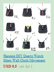 Description Picture 2 of itemDIY Clock Mechanism Parts Classic Hanging Black Quartz Watch Wall Clock Movement Quartz repair Movement with clock needles