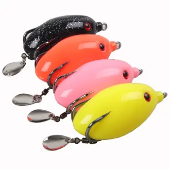 MYBAIT 5.5cm/13g Soft Frog Lures SwimShad Bass Fishing Swimbait Trout Crankbait Perch Stagger bait 6 desgin 
MYBAIT 5.5cm/13g Soft Frog Lures SwimShad Bass Fishing Swimbait Trout Crankbait Perch Stagger bait 6 desgin