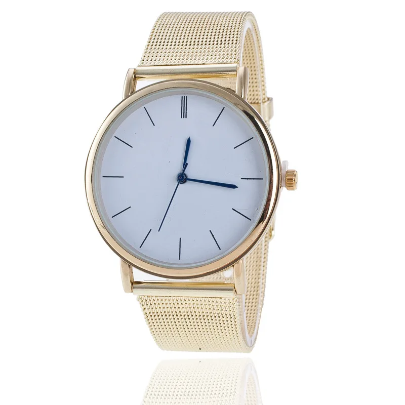 Trend of Fashion New Style Gold-Tone Mesh Belt Watch Fashion Ultra-Thin Ladies' Watch Geneva Watch
Trend of Fashion New Style Gold-Tone Mesh Belt Watch Fashion Ultra-Thin Ladies' Watch Geneva Watch