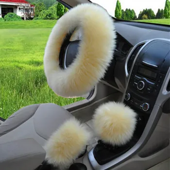 Universal Car Steering Wheel Cover Gearshift Handbrake Cover Protector Auto Decoration Warm Plush Collar Soft Black/Kakhi/Beige
Universal Car Steering Wheel Cover Gearshift Handbrake Cover Protector Auto Decoration Warm Plush Collar Soft Black/Kakhi/Beige