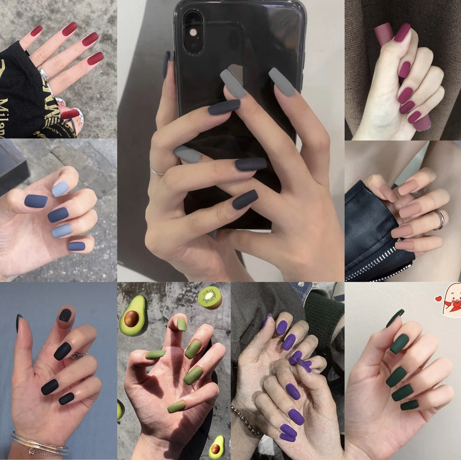 24pcs/box Matte False Nails Fake Square Nail Tips with Glue Press on Nails Medium Length Pure Color French Tips for Nails
24pcs/box Matte False Nails Fake Square Nail Tips with Glue Press on Nails Medium Length Pure Color French Tips for Nails