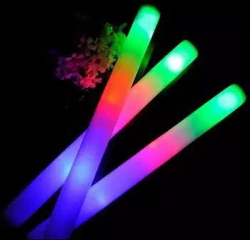 LED Glow Foam Stick Colorful Flashing Batons Multi Color Light-Up Sticks Festival Party Decoration Concert Prop 
LED Glow Foam Stick Colorful Flashing Batons Multi Color Light-Up Sticks Festival Party Decoration Concert Prop