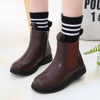 Kids genuine leather Boots Children Chelsea Boots Girl Boots Winter Warm Booties Shoes Bottine Fille Zipper Toddler Boots
Kids genuine leather Boots Children Chelsea Boots Girl Boots Winter Warm Booties Shoes Bottine Fille Zipper Toddler Boots