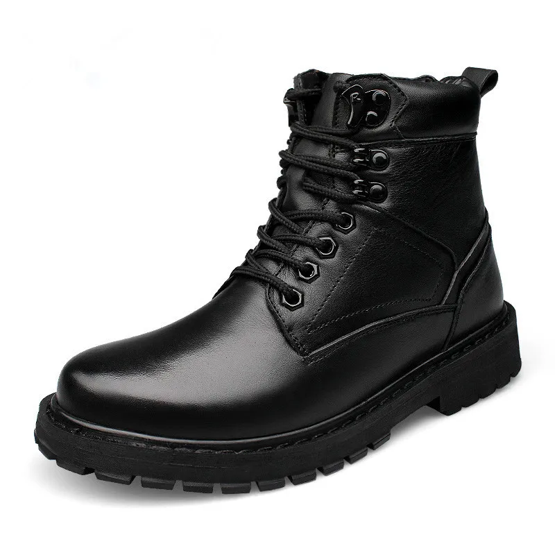 Martin Boots Men's Winter New Style Hight-top Men Cotton-padded Shoes plus Velvet Warm Large Size Workwear Ankle Boots Men's 37-
Martin Boots Men's Winter New Style Hight-top Men Cotton-padded Shoes plus Velvet Warm Large Size Workwear Ankle Boots Men's 37-