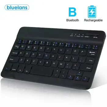 Mini Slim Wireless Bluetooth Keyboard For ipad Phone Tablet Rubber Keycaps Rechargeable keyboard Keypad For Android ios Windows
Mini Slim Wireless Bluetooth Keyboard For ipad Phone Tablet Rubber Keycaps Rechargeable keyboard Keypad For Android ios Windows