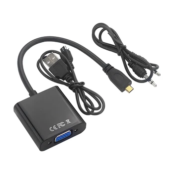 Suitable for Raspberry Pi 4B Micro-HDMI to VGA Video Converter with Power Supply Function Display Adapter Accessories
Suitable for Raspberry Pi 4B Micro-HDMI to VGA Video Converter with Power Supply Function Display Adapter Accessories