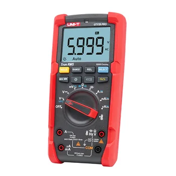 UT17B PRO Capacitance Digital Multimeter 6000 Counts Auto Range Resistance Diode Test VFC Temperature Voltmeter Ammeter True Rms
UT17B PRO Capacitance Digital Multimeter 6000 Counts Auto Range Resistance Diode Test VFC Temperature Voltmeter Ammeter True Rms