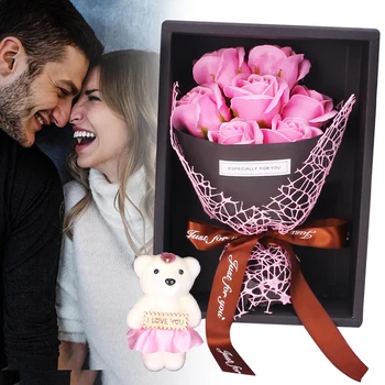 Simulation 7 Rose Soap Flower Gift Valentine'S Day Romantic Flower Wedding Gift Scrapbooking Diy Wreath Gift Artificial Flower
Simulation 7 Rose Soap Flower Gift Valentine'S Day Romantic Flower Wedding Gift Scrapbooking Diy Wreath Gift Artificial Flower
