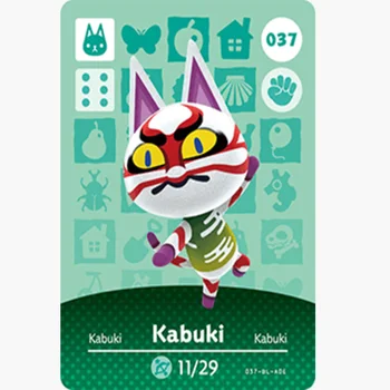 037 Kabuki Animal Crossing Card Animal Crossing Figures Switch NS 3DS Amiibo Cards Villager New Horizons Amiibo Card Gift
037 Kabuki Animal Crossing Card Animal Crossing Figures Switch NS 3DS Amiibo Cards Villager New Horizons Amiibo Card Gift