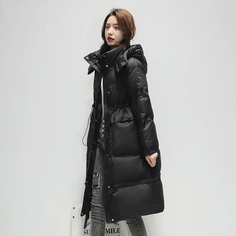 2021 Midi Length White Duck Down Women's Jacket Fashion Slim Warm Long Sleeve Thick Coat Casual Stand Collar Female Clothing
2021 Midi Length White Duck Down Women's Jacket Fashion Slim Warm Long Sleeve Thick Coat Casual Stand Collar Female Clothing