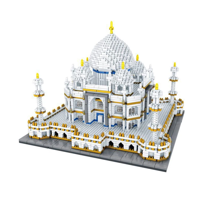 Diamond NO Compatible ingly India Taj Mahal Word Great Architecture series model buildings micro blocks toys construction
Diamond NO Compatible ingly India Taj Mahal Word Great Architecture series model buildings micro blocks toys construction
